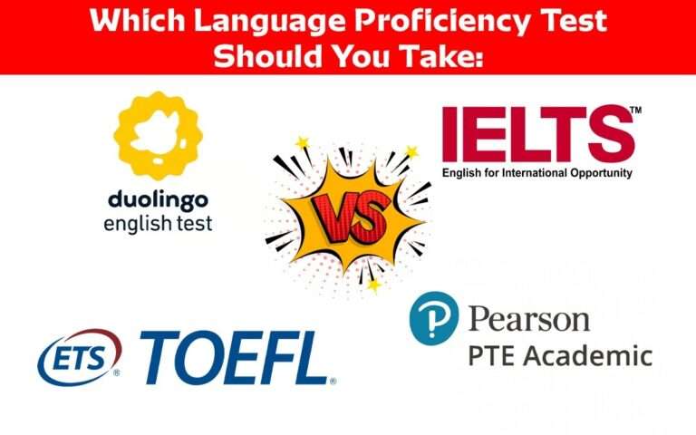 Which language proficiency test should you take: Duolingo, PTE, TOEFL, or IELTS?
