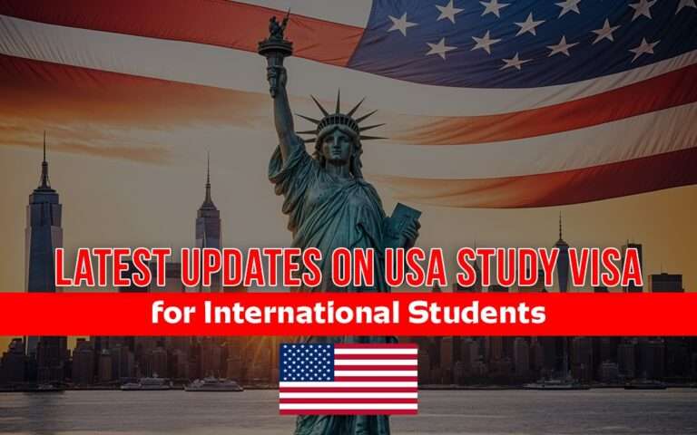 Latest Updates on USA Study Visa for International Students