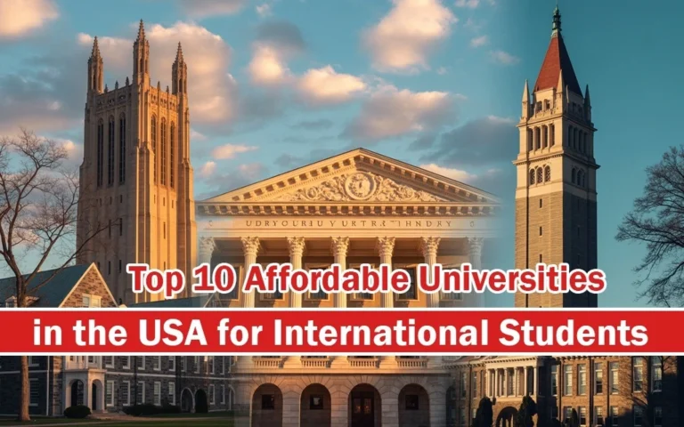 Top 10 Affordable Universities in the USA for International Students