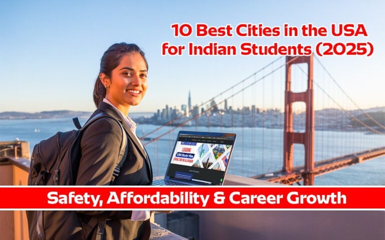 10 Best Cities in the USA for Indian Students (2025) – Safety, Affordability & Career Growth