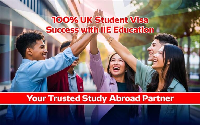 100% UK Student Visa Success with IIE Education – Your Trusted Study Abroad Partner